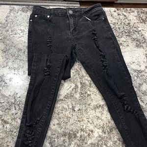 UWJ Black Stretchy Skinny Jeans